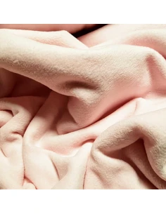 Tissu, Polaire Uni, Rose Clair, Laize 150 cm, 100% Polyester 250g/m² 2