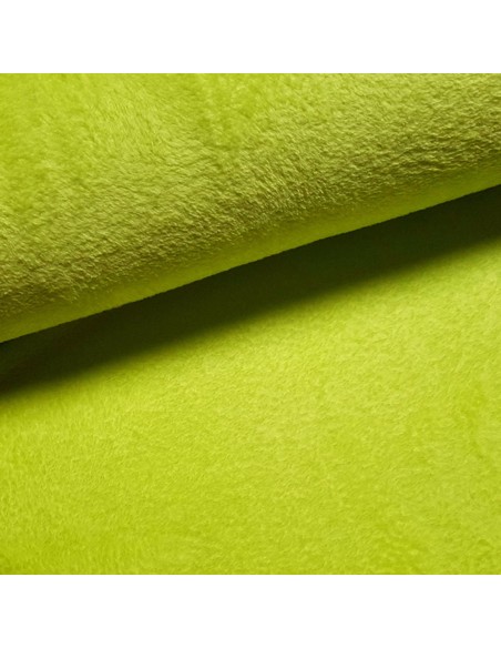 Tissu, Polaire Doudou Uni, Vert Sapin, Laize 155 cm, 100% Polyester 270g/ml