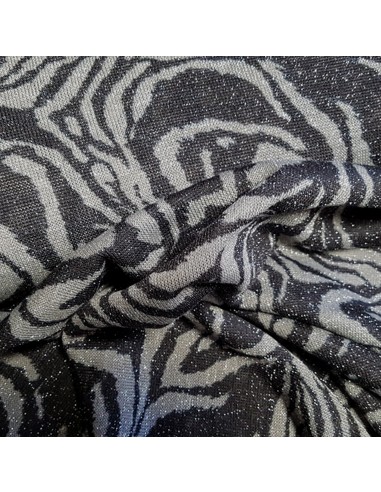 Tissu, Jersey Brillant, Scintillant, Laize 150 cm, Coton Lurex Spandex