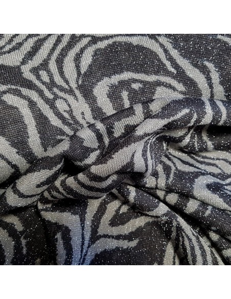 Tissu, Jersey Brillant, Scintillant, Laize 150 cm, Coton Lurex Spandex