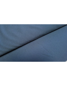 Crêpe uni bleu marine