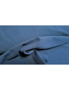 Crêpe uni bleu marine 2