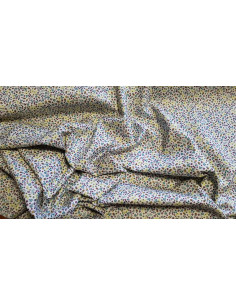 Popeline de coton impression digitale, fleurie 2