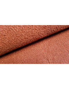 Lainage bouclette, terracotta