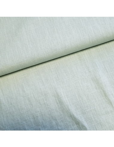 Tissu, Lin Lavé Uni, Vert d'Eau, Laize 140 cm, 100% Lin