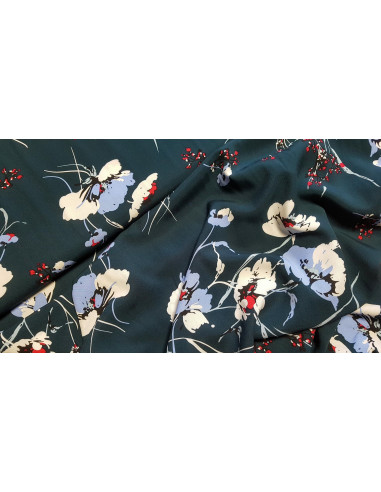 Viscose fleuri