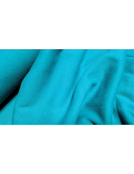 Bord cote tubulaire, bleu pétrole