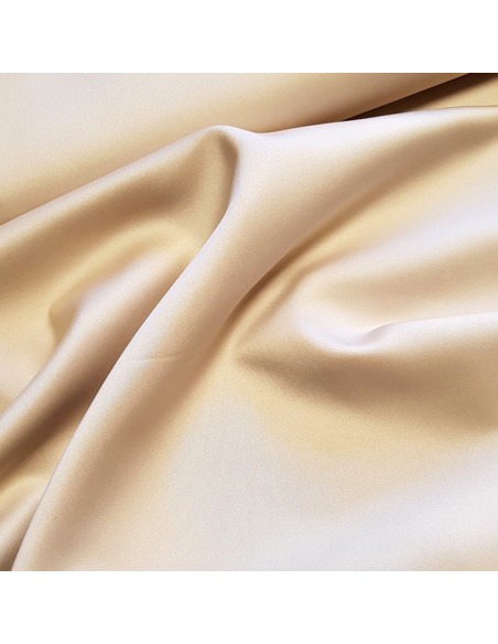 Tissu, Microfibre Micro Satin, Sable, Laize 146 cm, 100% Polyester 190g/ml
