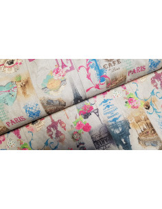 Cretonne coton Paris