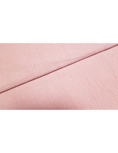 Double gaze unie, rose clair