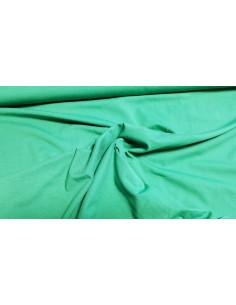 Jersey coton uni BIO vert moyen 2