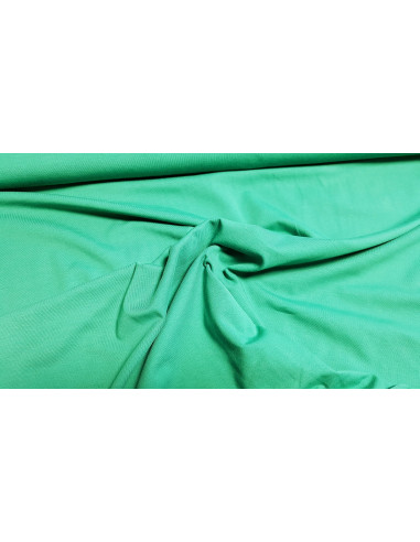 Jersey coton uni BIO vert moyen