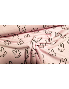 Sweat épais lapins roses 2