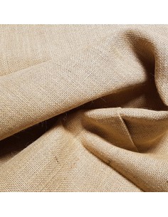 Tissu, Toile de Jute Naturelle, Naturel, Laize 280 cm, 100% Jute 2