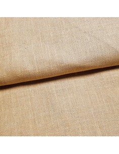 Tissu, Toile de Jute Naturelle, Naturel, Laize 280 cm, 100% Jute