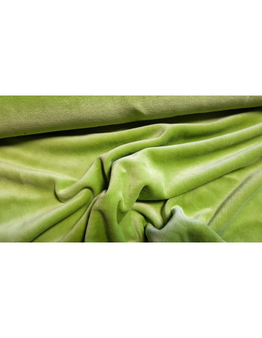 Velours nicky vert pomme
