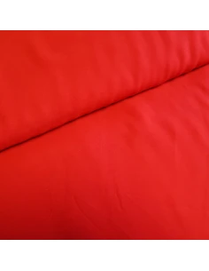 Tissu, Viscose Unie, Rouge Vif, Laize 140 cm, 100% Viscose 120g/m²