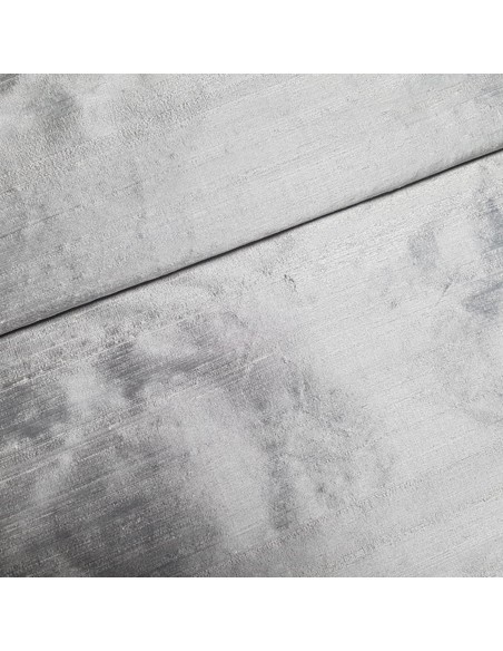 Tissu, Doupion de Soie Irisé, Argenté, Laize 135 cm, 100% Soie