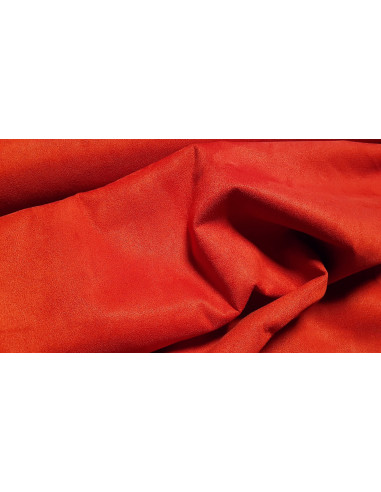 Suédine scuba rouge