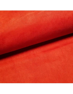 Tissu, Suédine Scuba Unie, Rouge, Laize 150 cm, 95% Polyester 5% Spandex