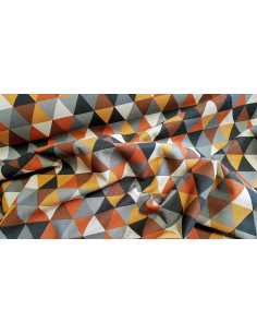 Aspect lin triangles rouille 2