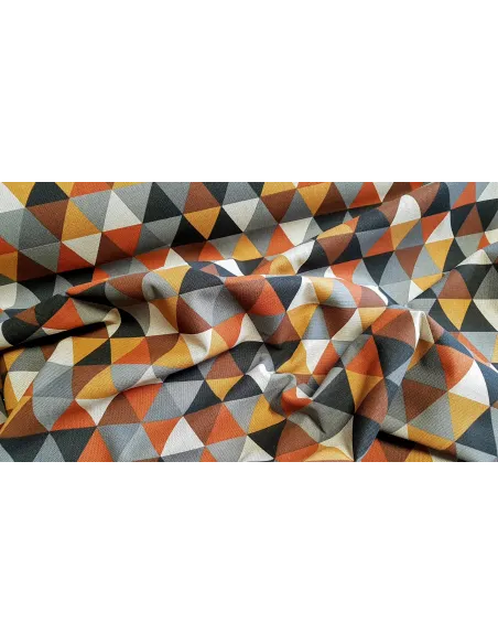 Aspect lin triangles rouille