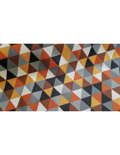 Aspect lin triangles rouille