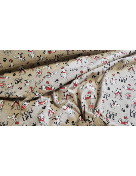 Demi-natté, aspect lin, chiens