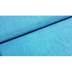 Eponge coton bleu turquoise