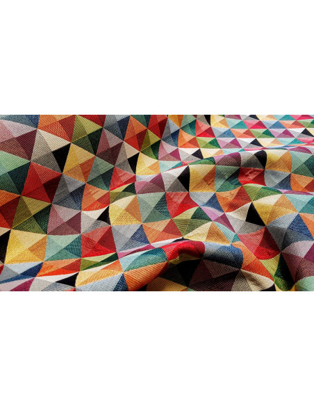 Jacquard gobelin, diamants multicolores