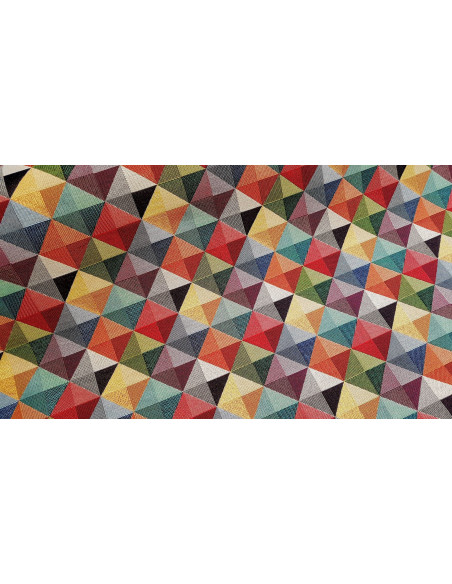 Jacquard gobelin, diamants multicolores