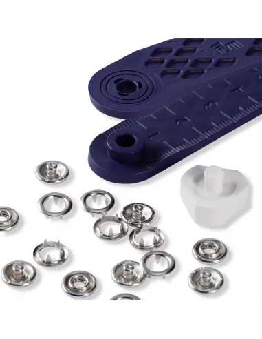 Bouton pression « Jersey » Prym 8 mm argent | Zephyr Tissus