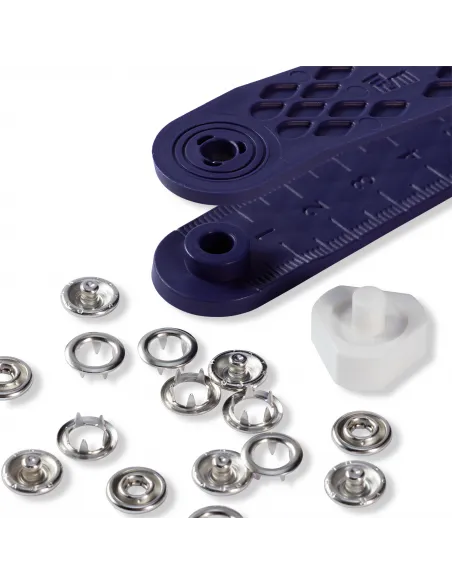 Bouton pression « Jersey » Prym 8 mm argent | Zephyr Tissus
