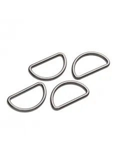 Anneau demi-rond Prym 30 mm gris foncé acier | Zephyr Tissus 2