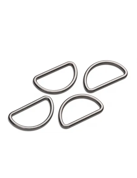 Anneau demi-rond Prym 30 mm gris foncé acier | Zephyr Tissus
