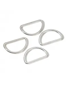 Anneaux demi-ronds Prym 30 mm argent | Zephyr Tissus 2
