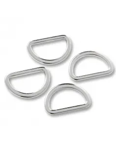 Anneaux demi-ronds Prym 20 mm argent | Zephyr Tissus 2