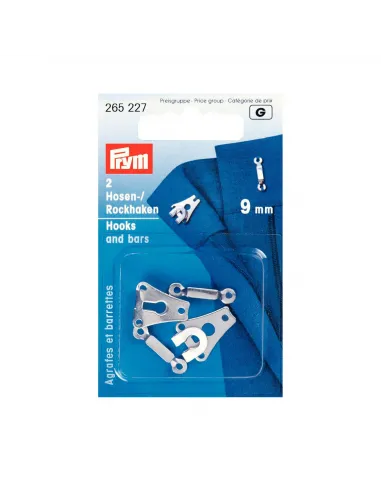 Agrafe et barrette pantalon jupe Prym 9 mm | Zephyr Tissus