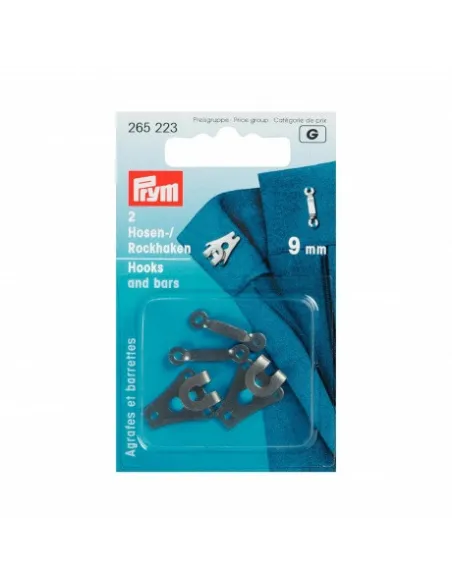 Agrafes pantalons et jupes Prym 9 mm | Zephyr Tissus