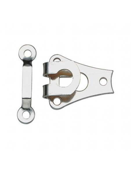 Agrafes et barrettes pour pantalons et jupes, 6mm, argent