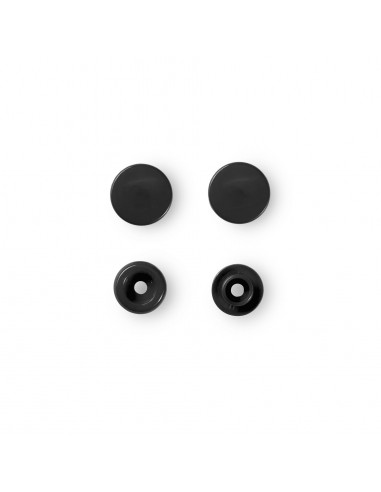 Boutons pression sans couture « Color Snaps », rond, 12,4mm, noir