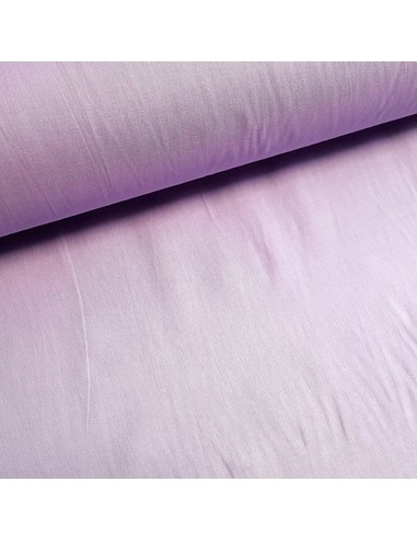 Tissu, Popeline de Coton Uni, Parme, Laize 150 cm, 100% Coton 145g/m²