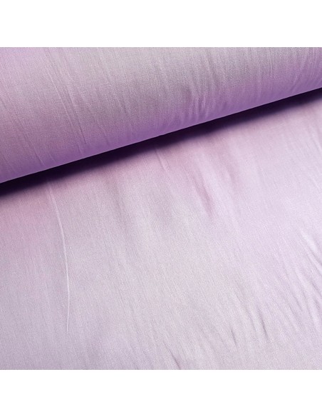 Tissu, Popeline de Coton Uni, Parme, Laize 150 cm, 100% Coton 145g/m²