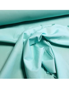 Tissu, Popeline de Coton Uni, Bleu Cockatoo, Laize 150 cm, 100% Coton 145g/ml 2