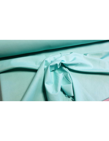 Popeline coton uni bleu cockatoo