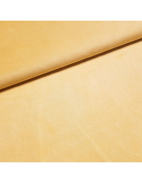 Tissu, Suédine, Jaune Citron, Laize 150 cm, 100% Polyester