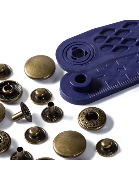 Bouton pression sans couture Prym Or 15 mm | Zephyr Tissus