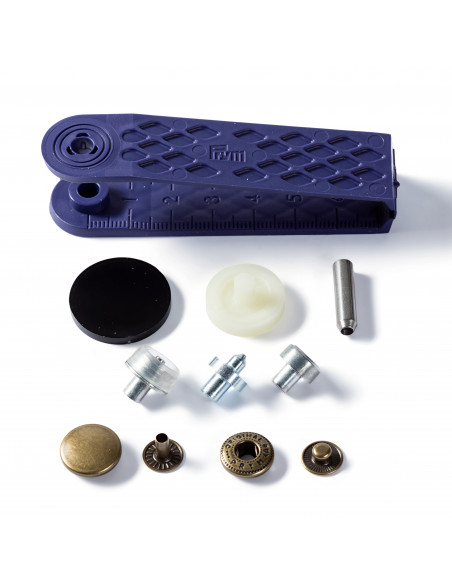 Bouton pression sans couture Anorak, 15mm, laiton antique