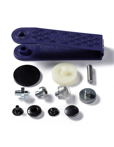 Bouton pression sans couture Anorak, 12mm, bruni