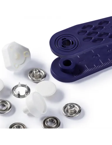 Bouton pression « Jersey » Prym 12 mm blanc | Zephyr Tissus